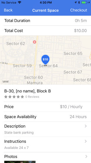 drivewey on demand parking app renting space
