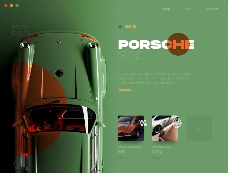 Retro Style Top Web Design Trends in 2020