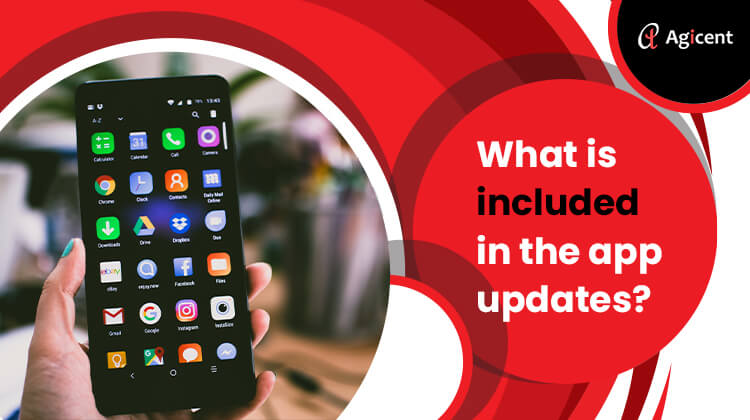 What is included in the app updates?