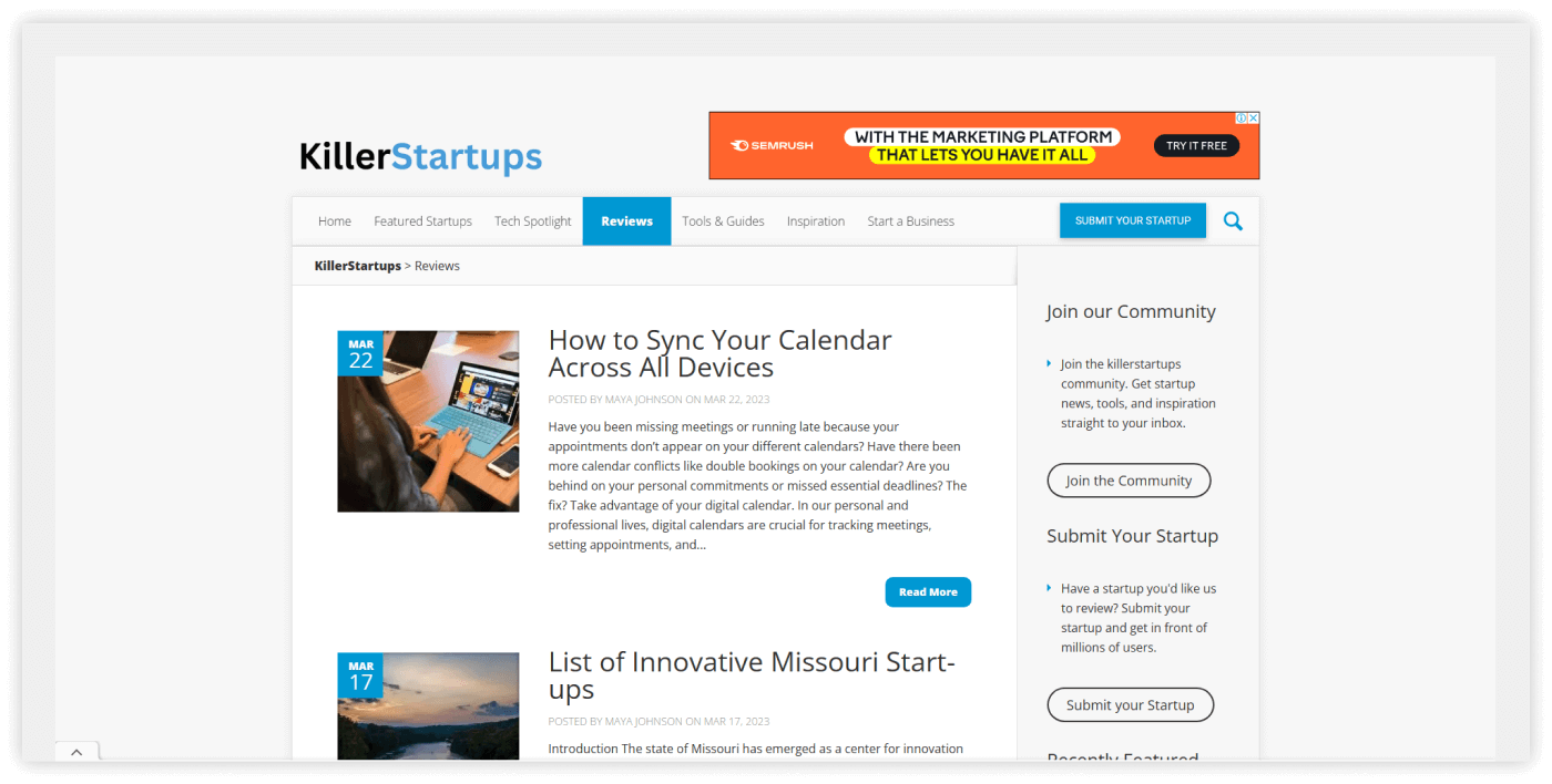 app review website