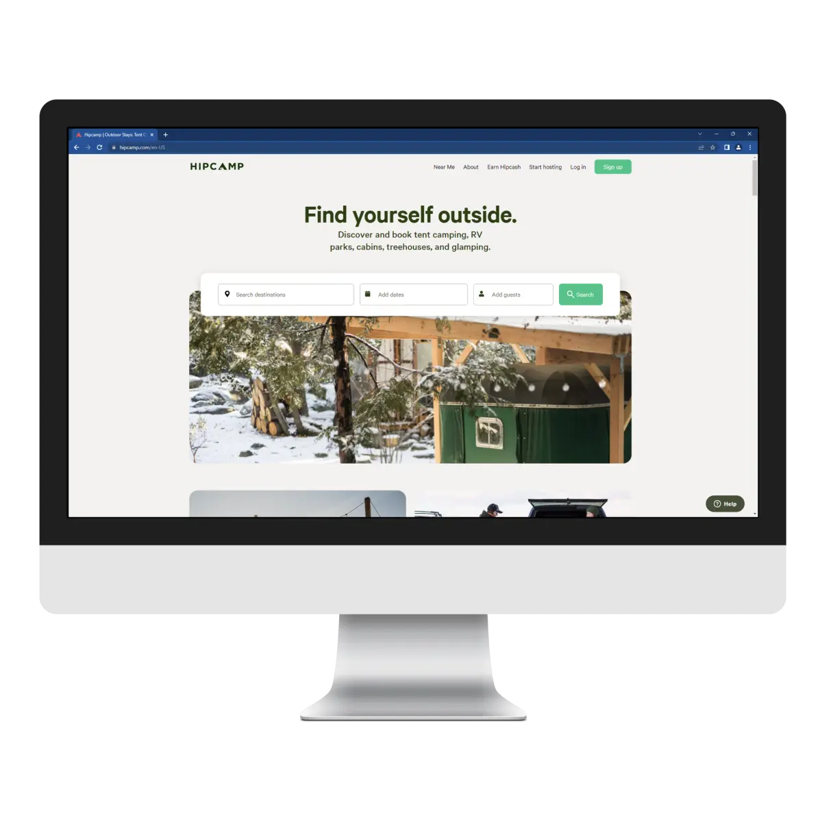 hipcamp,best sites like airbnb