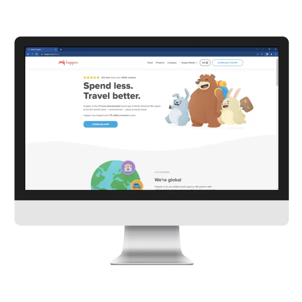 hopper, best alternative to airbnb